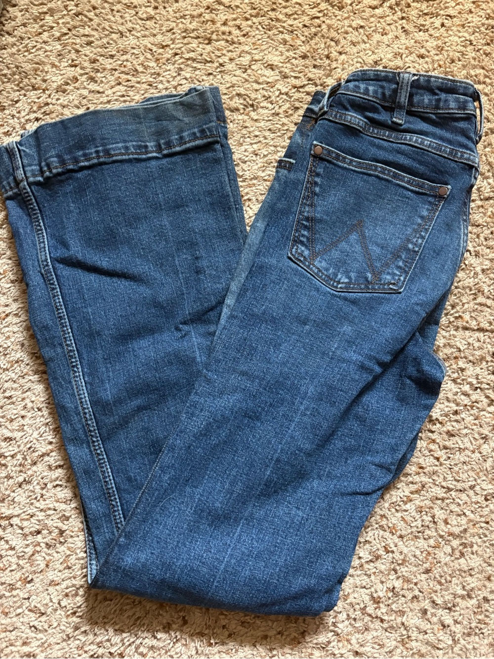 Wrangler Women's Dark Blue Boot-Cut Jeans